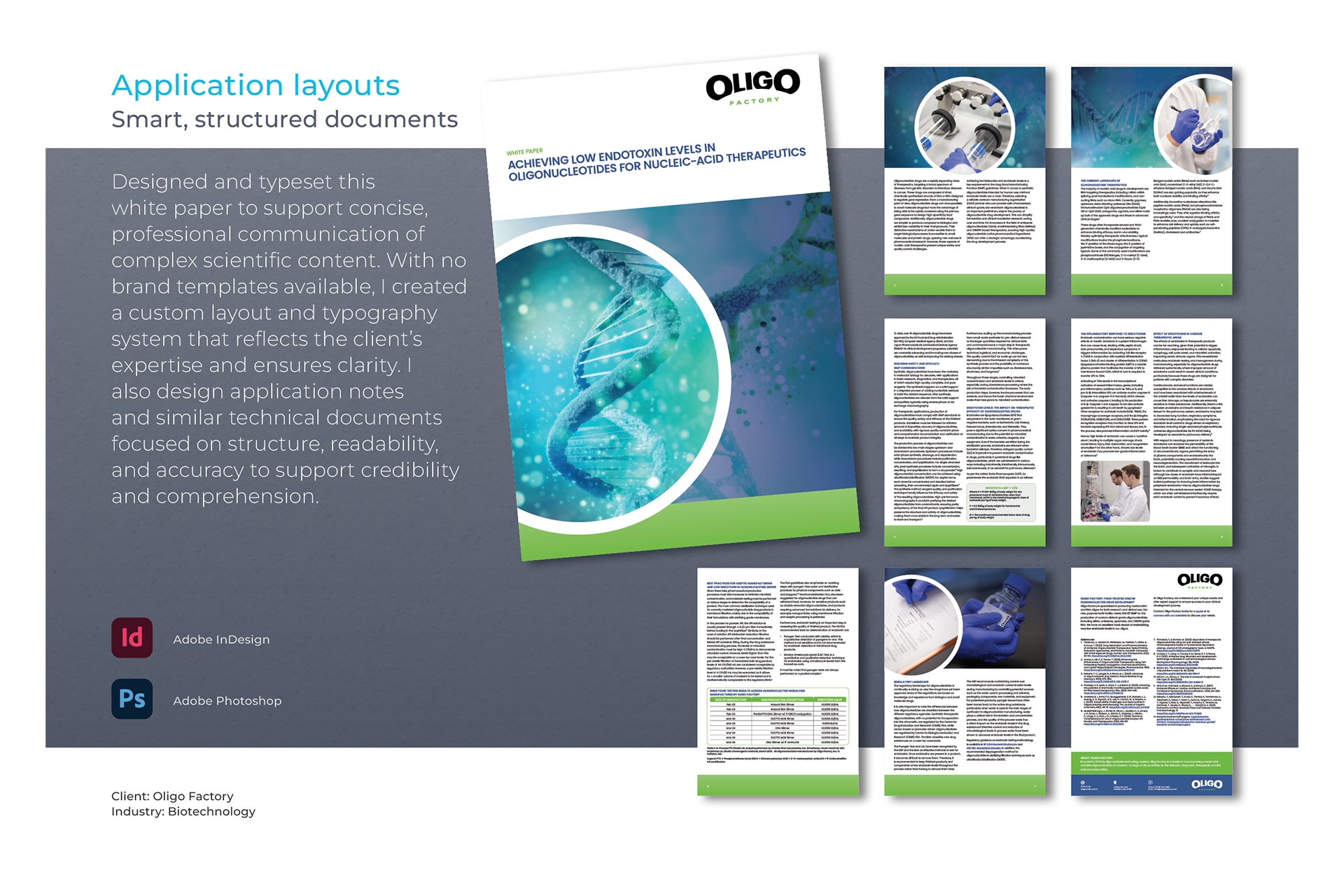 Application layouts